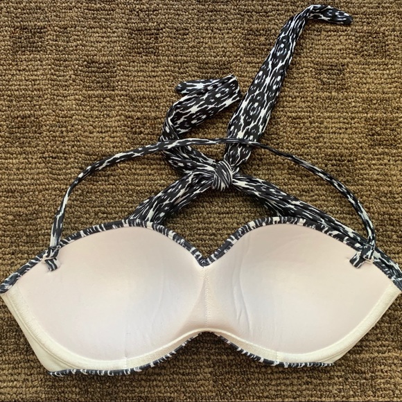 Live Love Dream Bandeau Bikini Top. - Picture 2 of 3